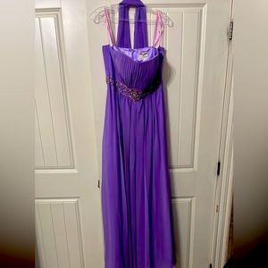 Size 12 May Queen couture formal gown